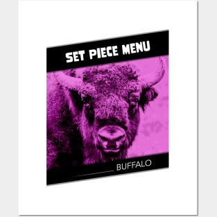 SPM Buffalo Bison Pink Posters and Art